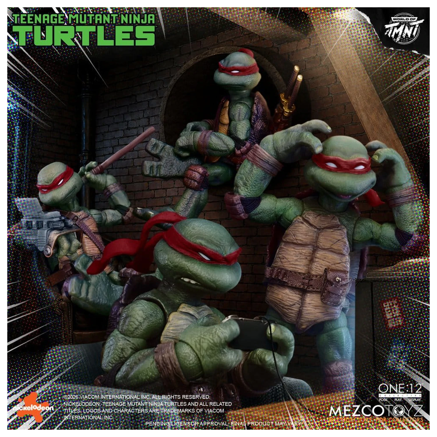 Teenage Mutant Ninja Turtles One:12 Collective Action Figures Set de figurine de acțiune 1/12 în cutie 17 cm poza produsului