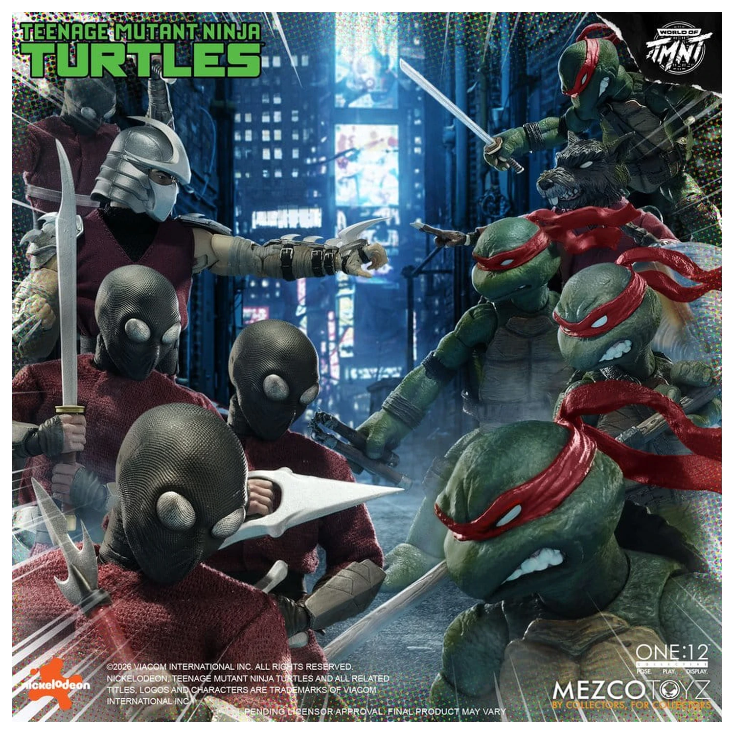 Teenage Mutant Ninja Turtles One:12 Collective Action Figures Set de figurine de acțiune 1/12 în cutie 17 cm poza produsului