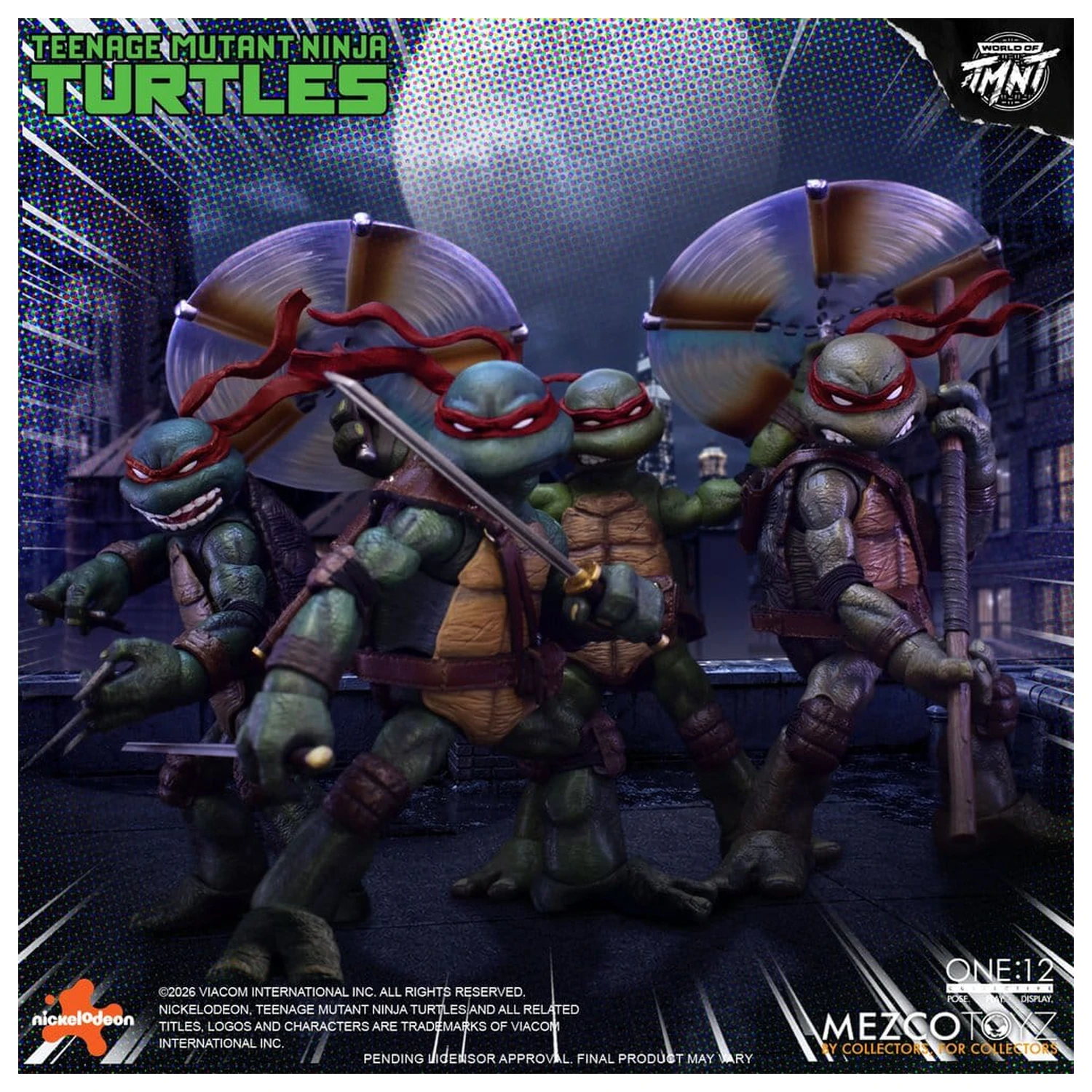 Teenage Mutant Ninja Turtles One:12 Collective Action Figures Set de figurine de acțiune 1/12 în cutie 17 cm poza produsului