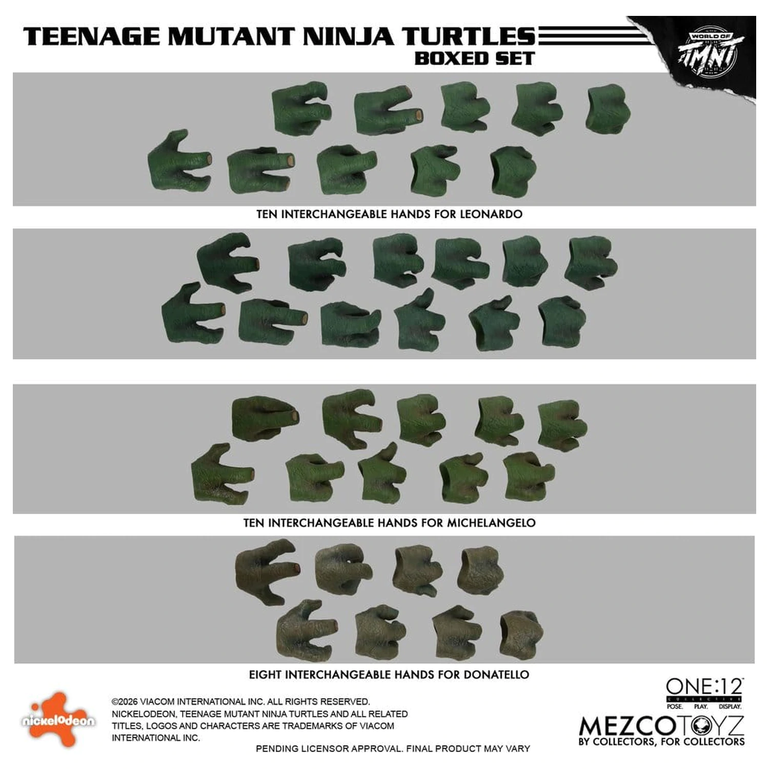Teenage Mutant Ninja Turtles One:12 Collective Action Figures Set de figurine de acțiune 1/12 în cutie 17 cm poza produsului