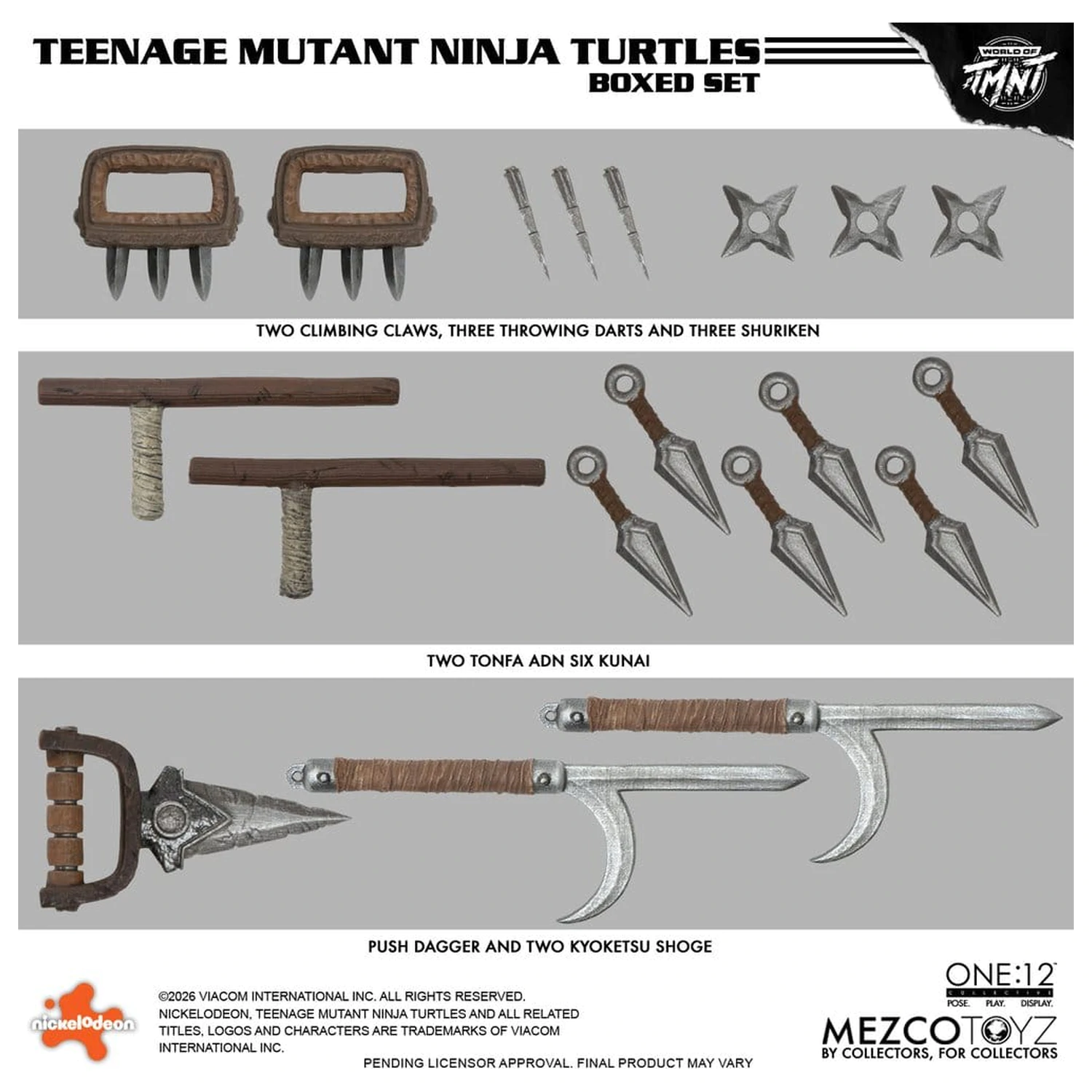 Teenage Mutant Ninja Turtles One:12 Collective Action Figures Set de figurine de acțiune 1/12 în cutie 17 cm poza produsului