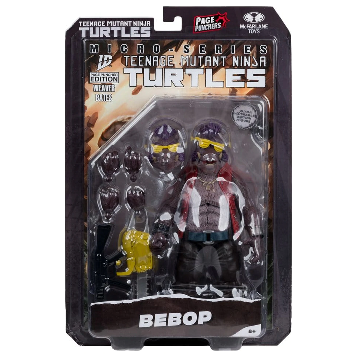 Teenage Mutant Ninja Turtles Page Punchers figurina de actiune Bebop 16 cm poza produsului