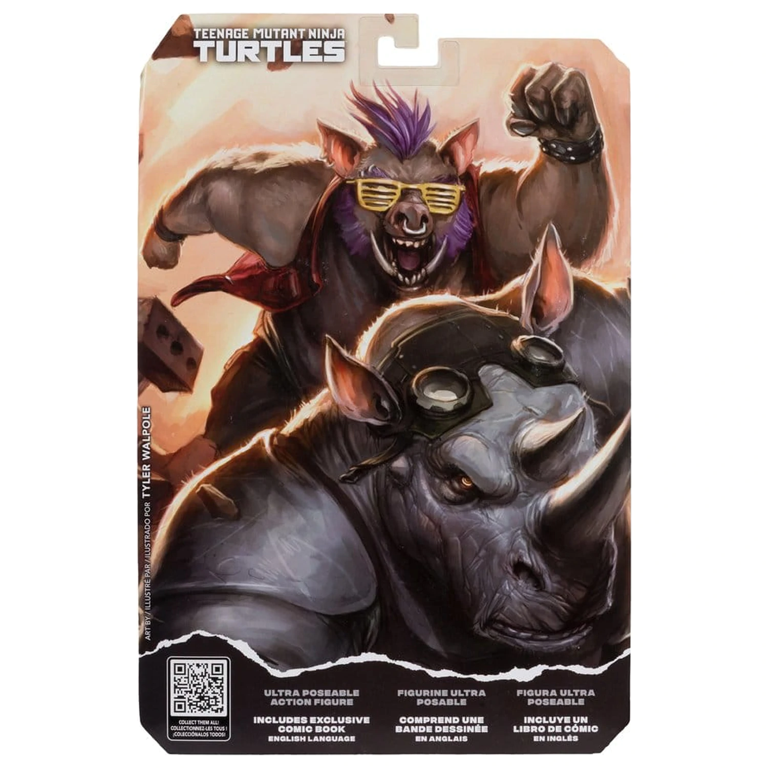 Teenage Mutant Ninja Turtles Page Punchers figurina de actiune Bebop 16 cm poza produsului