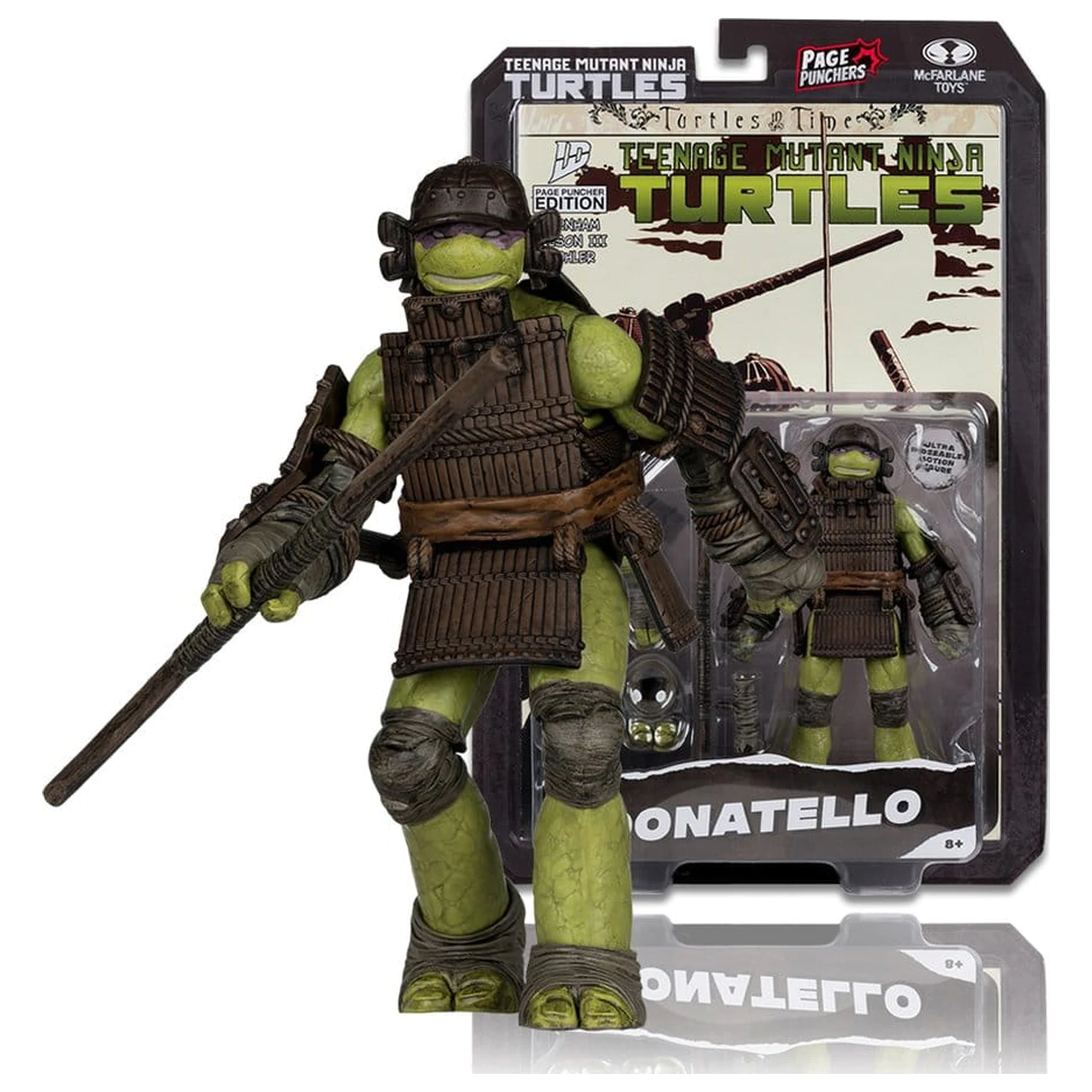 Teenage Mutant Ninja Turtles Page Punchers figurina de actiune Donatello (Turtles in Time) 13 cm poza produsului
