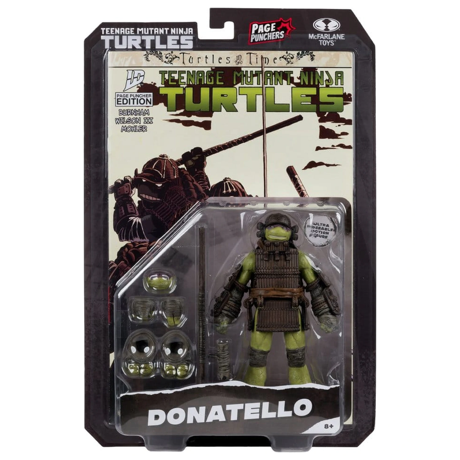 Teenage Mutant Ninja Turtles Page Punchers figurina de actiune Donatello (Turtles in Time) 13 cm poza produsului