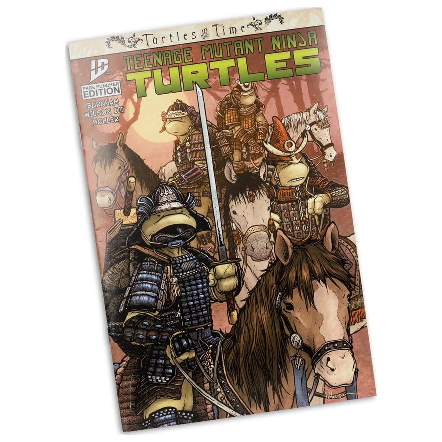 Teenage Mutant Ninja Turtles Page Punchers figurina de actiune Leonardo (Turtles in Time) 13 cm poza produsului