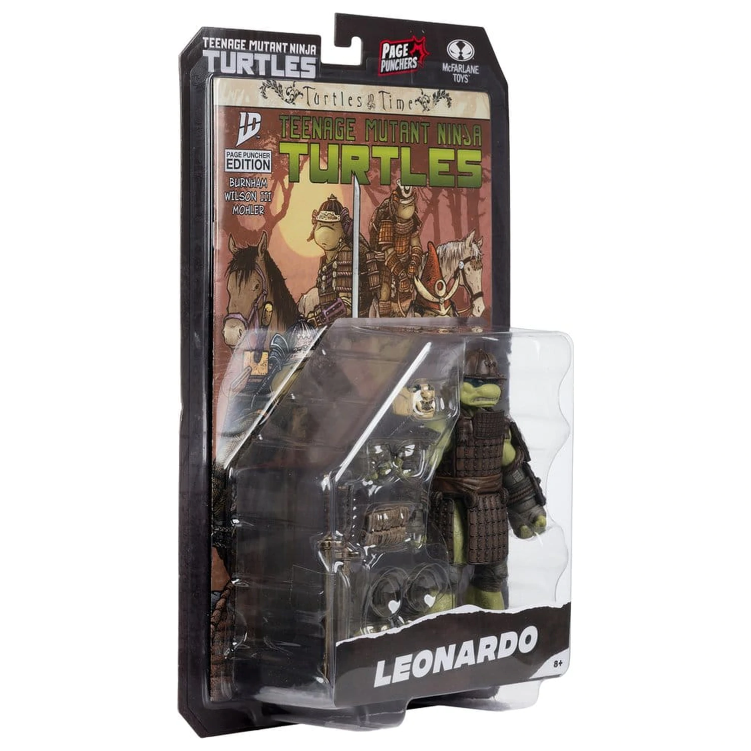 Teenage Mutant Ninja Turtles Page Punchers figurina de actiune Leonardo (Turtles in Time) 13 cm poza produsului