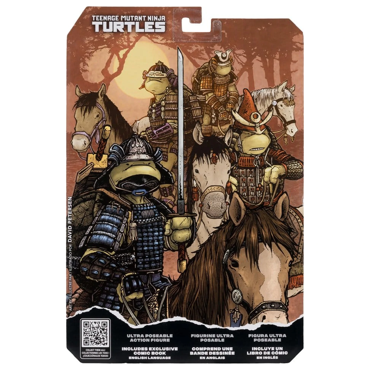 Teenage Mutant Ninja Turtles Page Punchers figurina de actiune Leonardo (Turtles in Time) 13 cm poza produsului