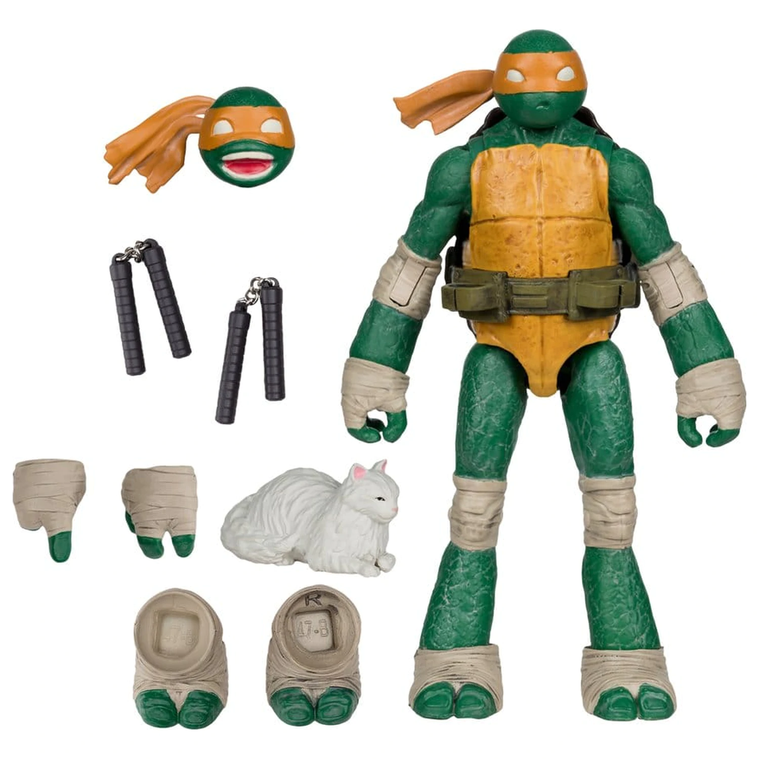 Teenage Mutant Ninja Turtles Page Punchers figurina de actiune Michelangelo 13 cm poza produsului