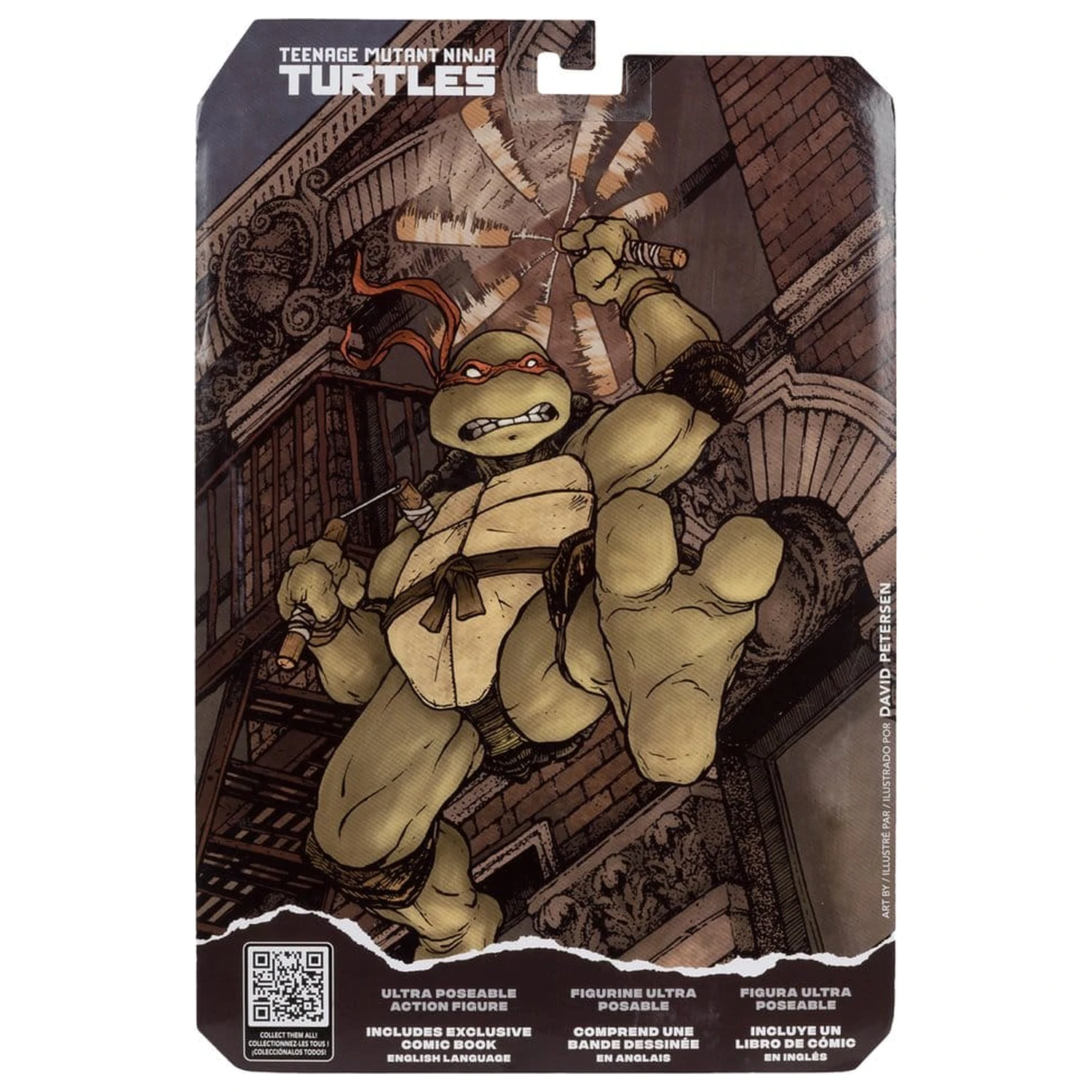 Teenage Mutant Ninja Turtles Page Punchers figurina de actiune Michelangelo 13 cm poza produsului