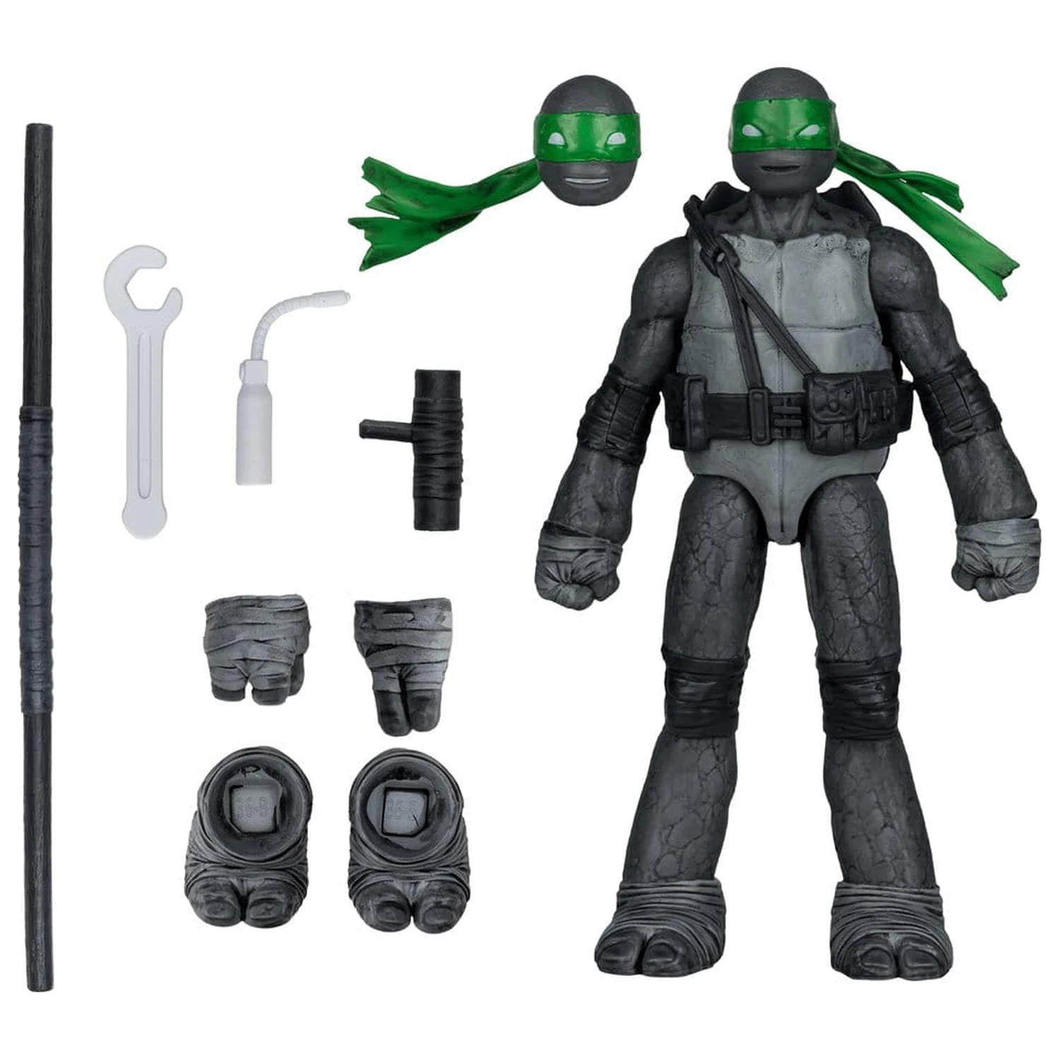 Teenage Mutant Ninja Turtles Page Punchers Action Figure Donatello (Black White & Green ) (Red Platinum Edition) 13 cm poza produsului