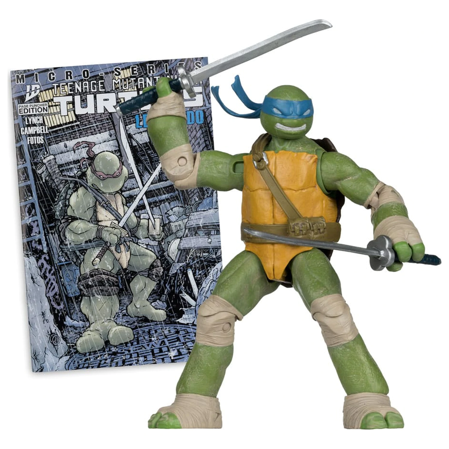 Teenage Mutant Ninja Turtles Page Punchers figurina de actiune Leonardo 13 cm poza produsului