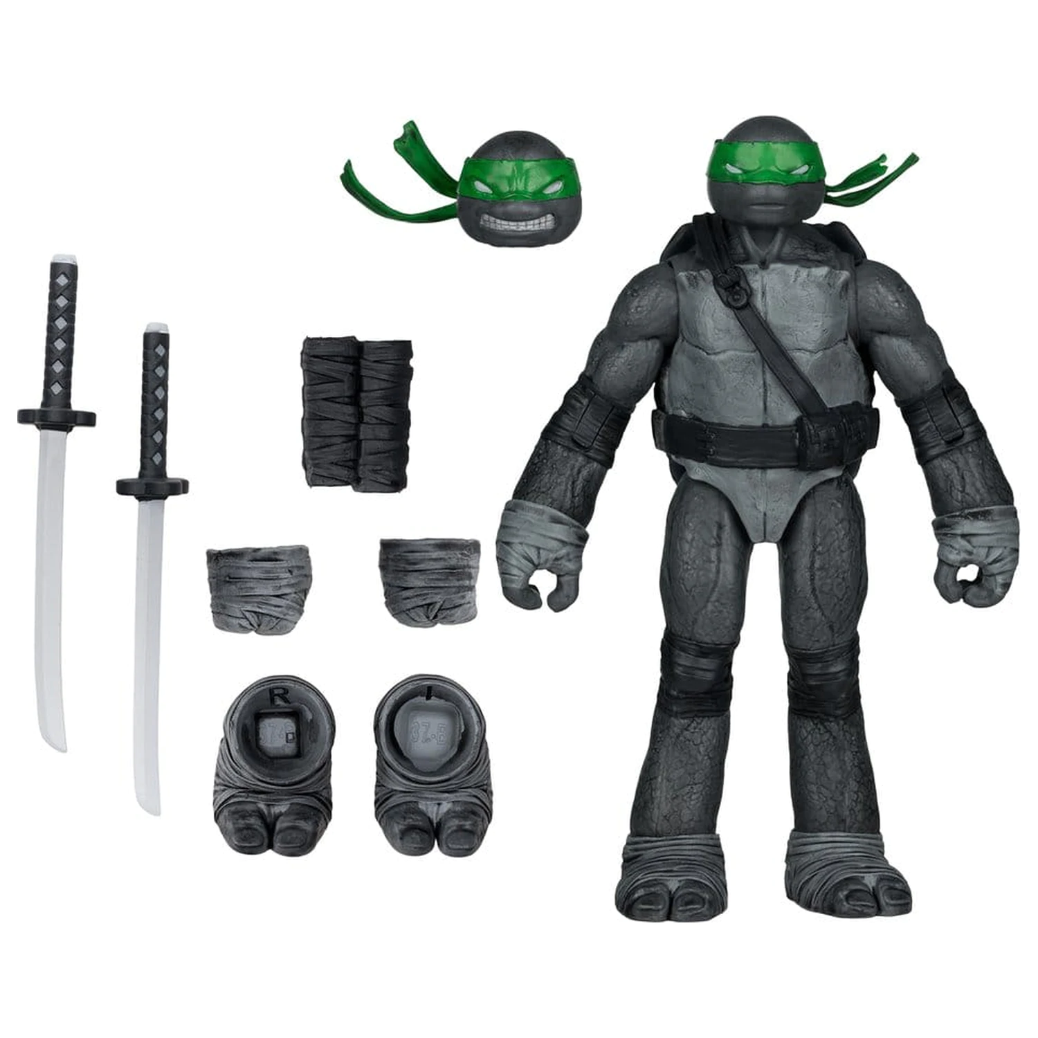 Teenage Mutant Ninja Turtles Page Punchers figurina de acțiune Leonardo (Negru Alb & Verde) (Red Platinum Edition) 13 cm poza produsului