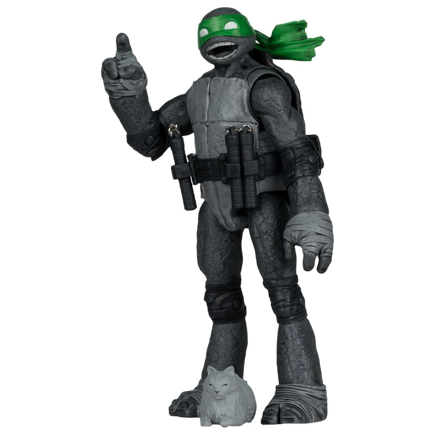 Teenage Mutant Ninja Turtles Page Punchers figurina de actiune Michelangelo (Black White & Green) (Red Platinum Edition) 13 cm poza produsului