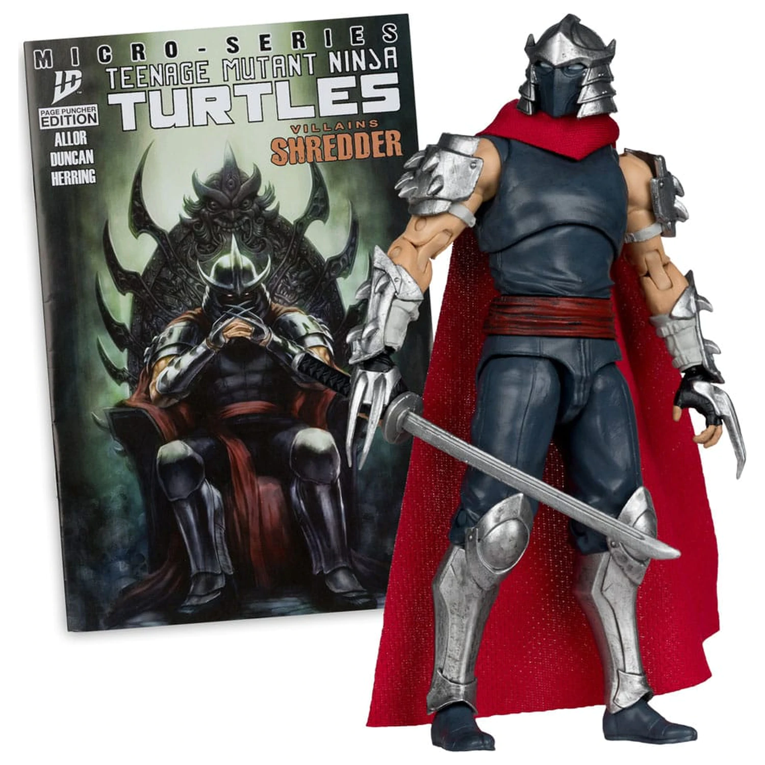 Teenage Mutant Ninja Turtles Page Punchers figurina de actiune Shredder 14 cm poza produsului