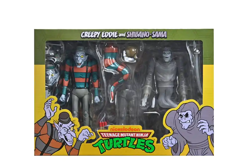 Teenage Mutant Ninja Turtles: Saturday Morning Adventures Figurina de acțiune 2-Pack Creepy Eddie & Shibano-Sama 17 cm poza produsului