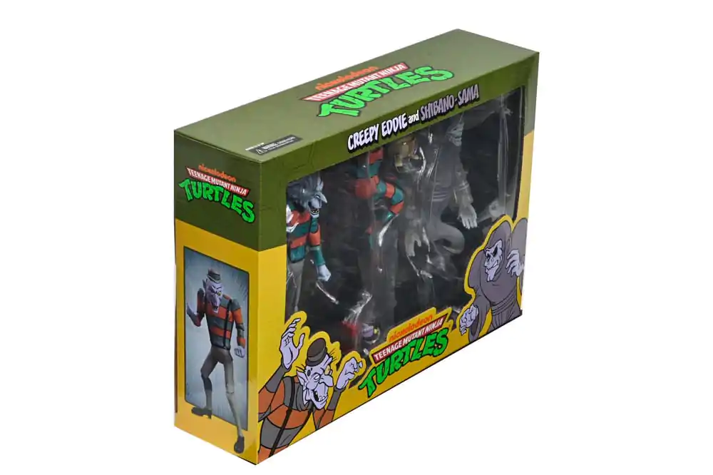 Teenage Mutant Ninja Turtles: Saturday Morning Adventures Figurina de acțiune 2-Pack Creepy Eddie & Shibano-Sama 17 cm poza produsului