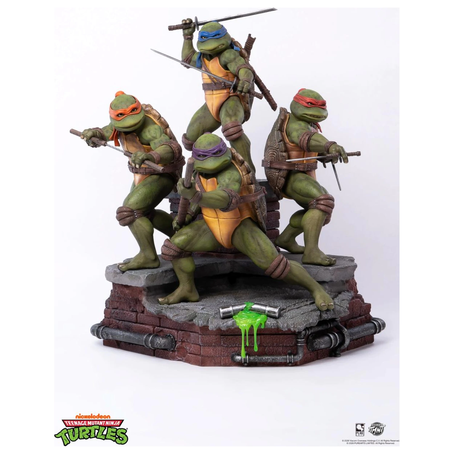 Statuie Teenage Mutant Ninja Turtles Movie Diorama 1/6 51cm poza produsului