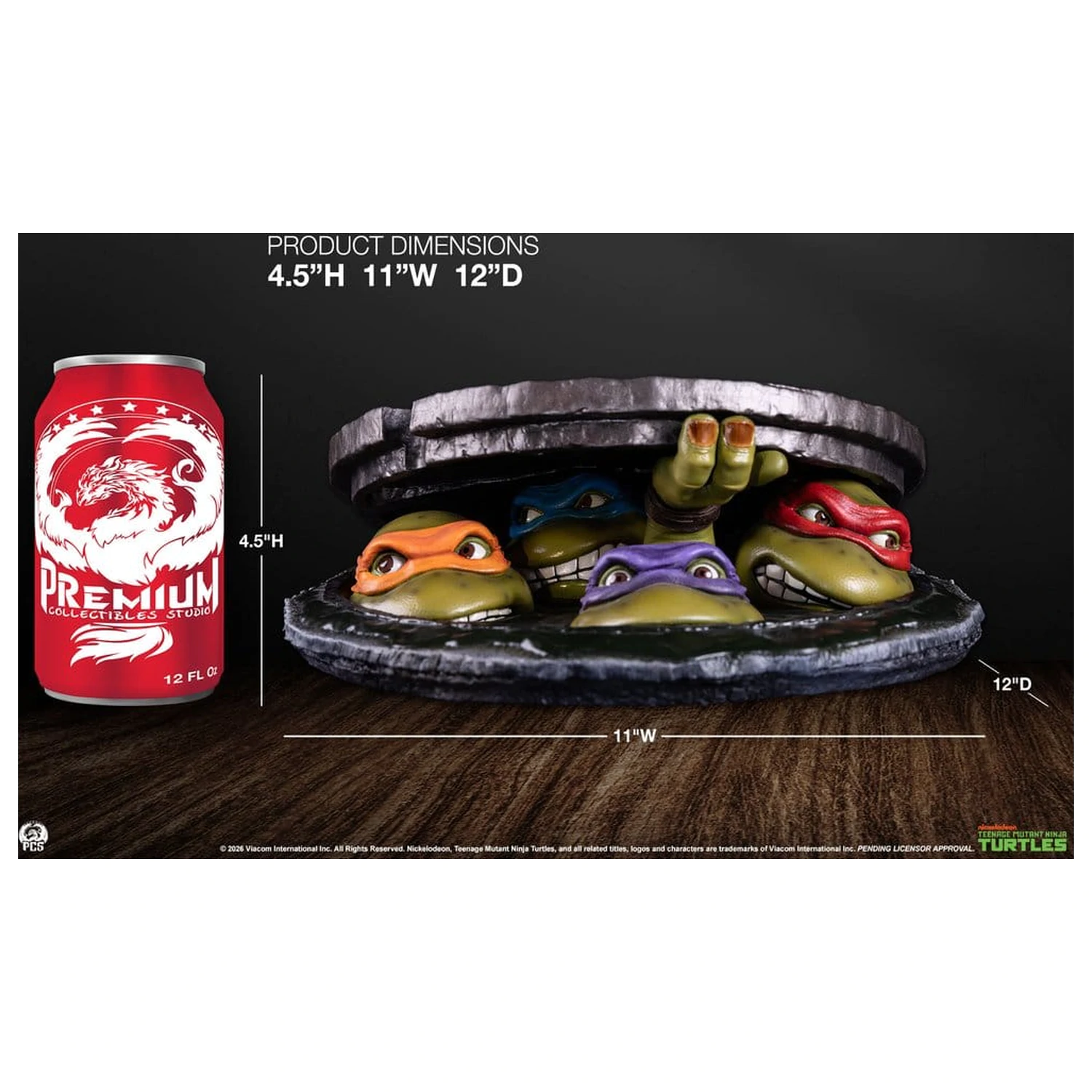 Teenage Mutant Ninja Turtles Statueta 1/4 Underground 11 cm poza produsului