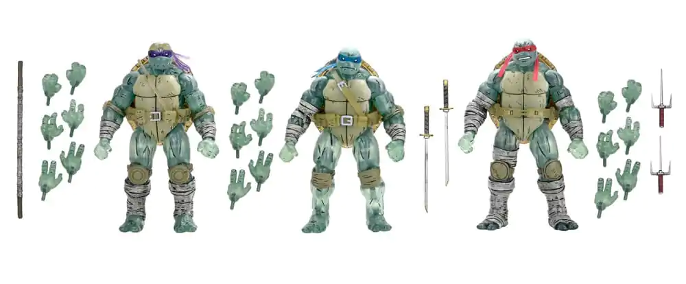 Teenage Mutant Ninja Turtles (The Last Ronin) Figurina de acțiune Set 3 Ghost Brothers 18 cm poza produsului