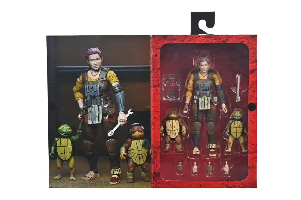 Teenage Mutant Ninja Turtles (The Last Ronin The Lost Years) Figurina Grammy April cu Baby Yi & Moja 18 cm poza produsului