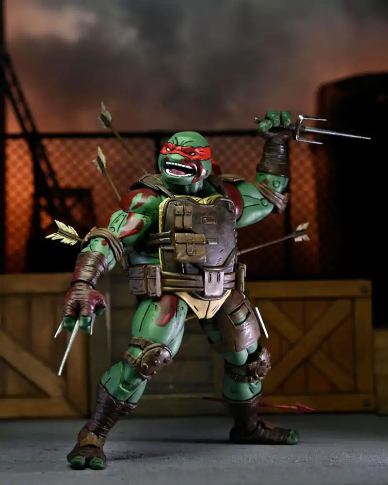 Teenage Mutant Ninja Turtles The Last Ronin Figurina de acțiune Ultimate First to Fall Raphael 18 cm poza produsului