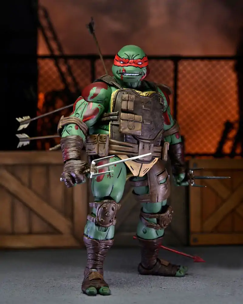 Teenage Mutant Ninja Turtles The Last Ronin Figurina de acțiune Ultimate First to Fall Raphael 18 cm poza produsului