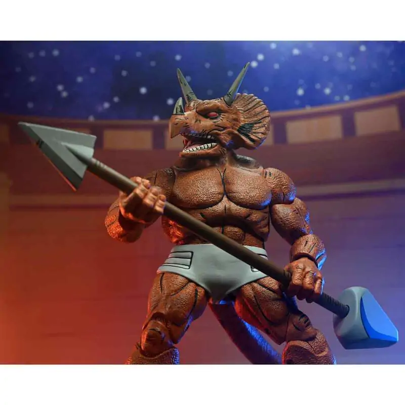 Teenage Mutant Ninja Turtles Figurina Gladiator Triceraton 18cm poza produsului