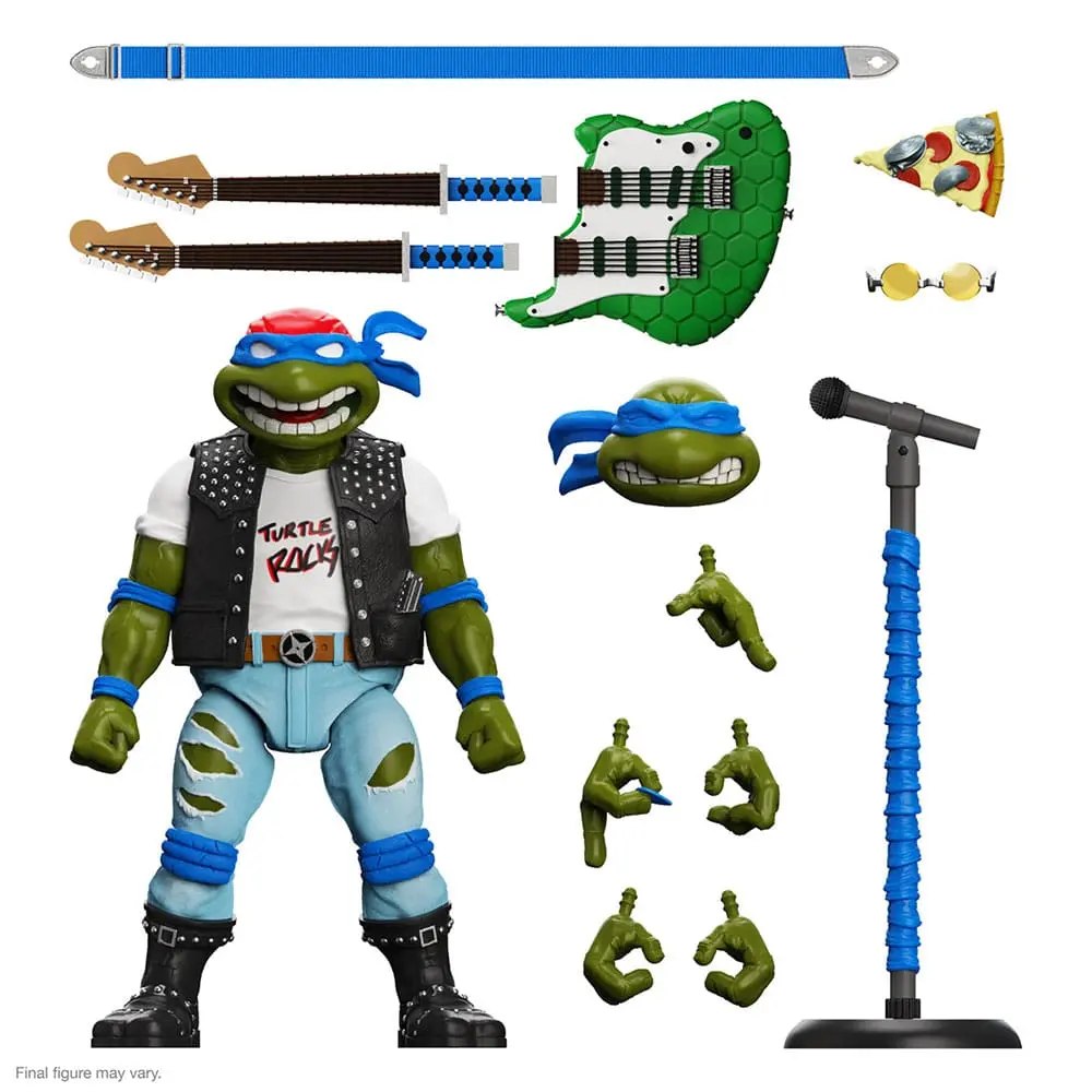 Teenage Mutant Ninja Turtles Ultimates Figurina Acțiune Classic Rocker Leo 18 cm poza produsului