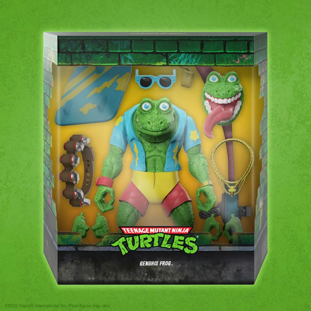 Teenage Mutant Ninja Turtles Ultimates Figurina de acțiune Genghis Frog 18 cm poza produsului