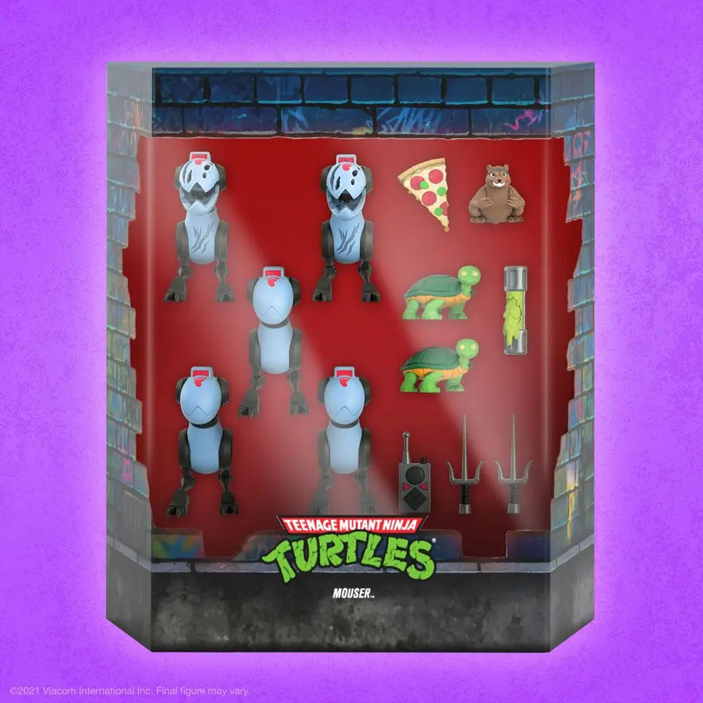 Teenage Mutant Ninja Turtles Ultimates Figurine de acțiune Șobolani Mecanici 8 cm poza produsului