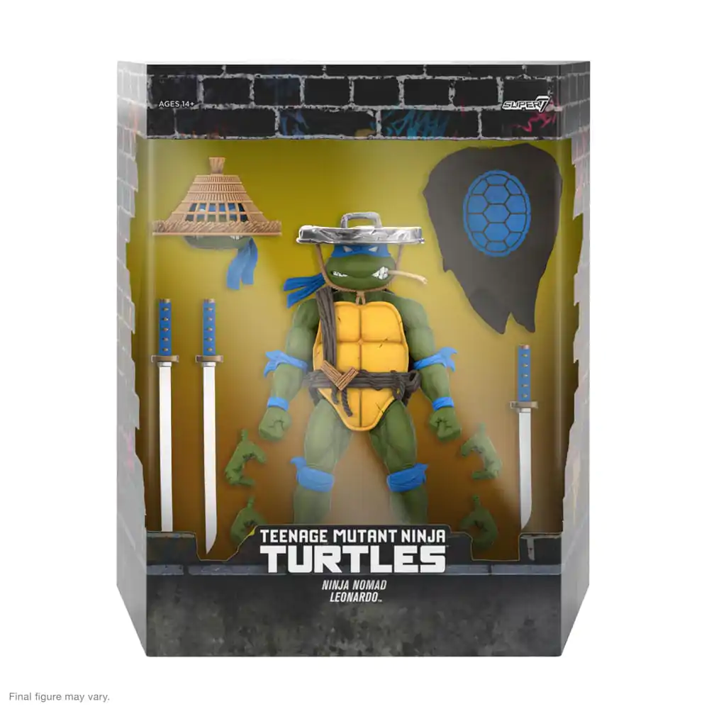 Teenage Mutant Ninja Turtles Figurina de acțiune Ultimates Ninja Nomad Leonardo 18 cm poza produsului