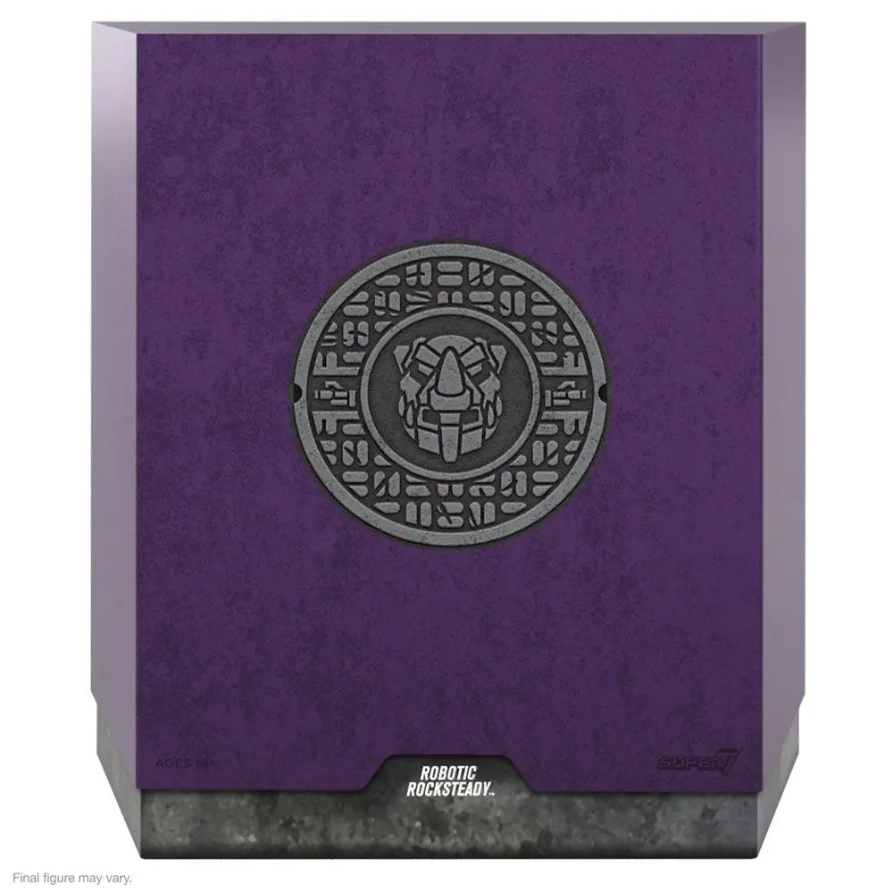 Figurină de acțiune Teenage Mutant Ninja Turtles Ultimates Robot Rocksteady 20 cm poza produsului
