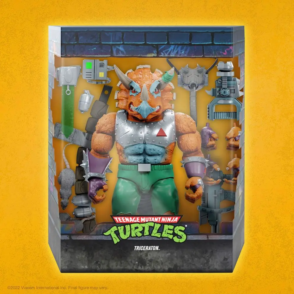 Teenage Mutant Ninja Turtles Figurina de Acțiune Ultimates Triceraton 20 cm poza produsului