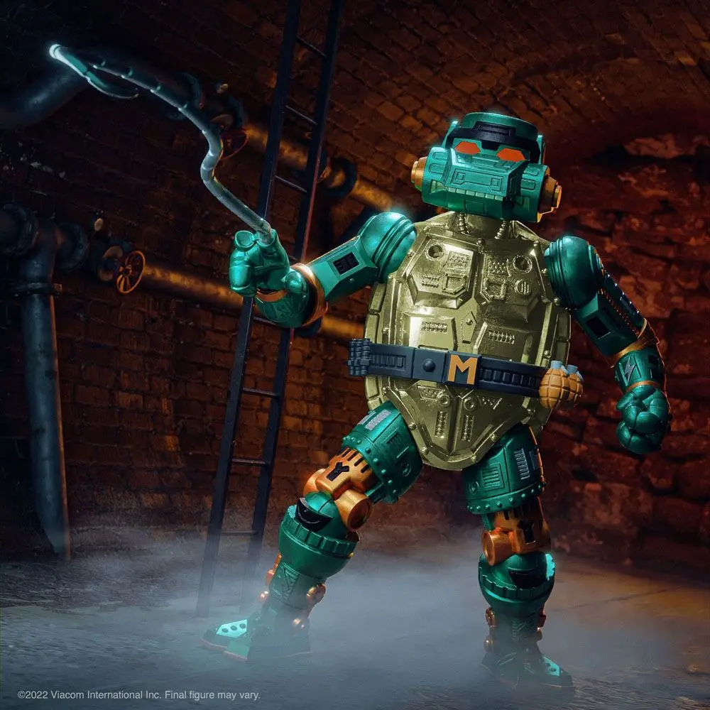 Teenage Mutant Ninja Turtles Ultimates Figurina de acțiune Războinic Metalhead Michelangelo 18 cm poza produsului