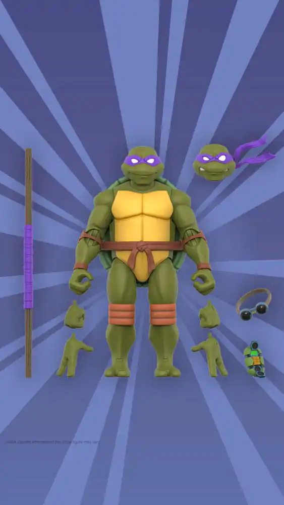 Figurină de acțiune Ultimates Teenage Mutant Ninja Turtles Wave 12 Donatello 18 cm poza produsului