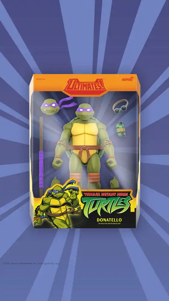 Figurină de acțiune Ultimates Teenage Mutant Ninja Turtles Wave 12 Donatello 18 cm poza produsului