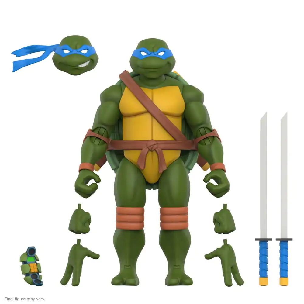 Figurină de acțiune Teenage Mutant Ninja Turtles Ultimates Seria 12 Leonardo 18 cm poza produsului