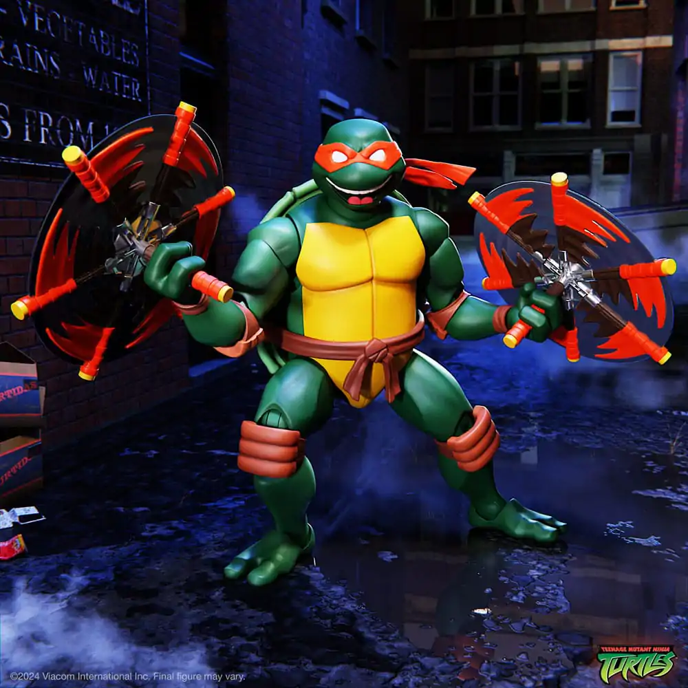 Teenage Mutant Ninja Turtles Ultimates Figurina de Acțiune Seria 12 Michelangelo 18 cm poza produsului