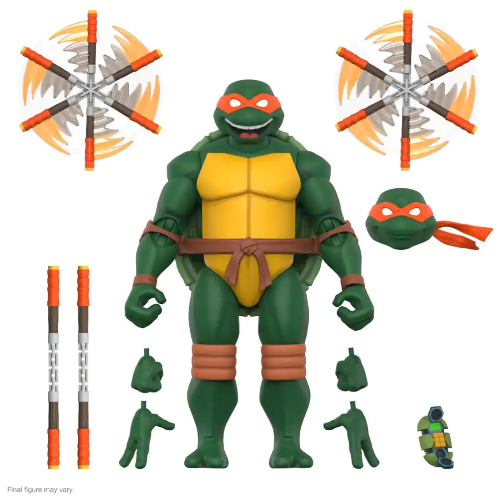 Teenage Mutant Ninja Turtles Ultimates Figurina de Acțiune Seria 12 Michelangelo 18 cm poza produsului