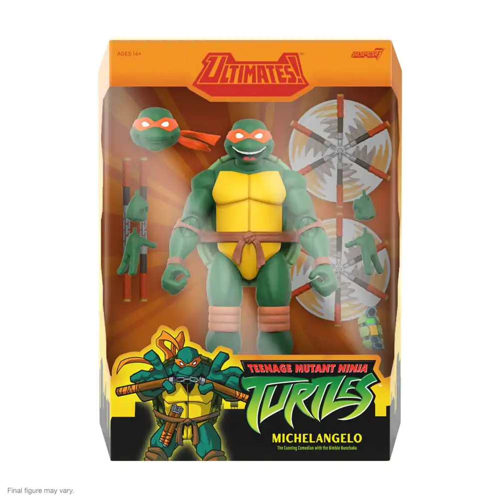 Teenage Mutant Ninja Turtles Ultimates Figurina de Acțiune Seria 12 Michelangelo 18 cm poza produsului