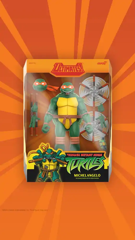 Teenage Mutant Ninja Turtles Ultimates Figurina de Acțiune Seria 12 Michelangelo 18 cm poza produsului