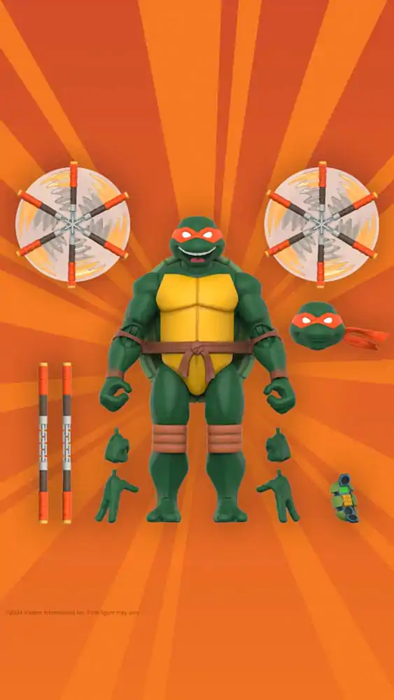 Teenage Mutant Ninja Turtles Ultimates Figurina de Acțiune Seria 12 Michelangelo 18 cm poza produsului