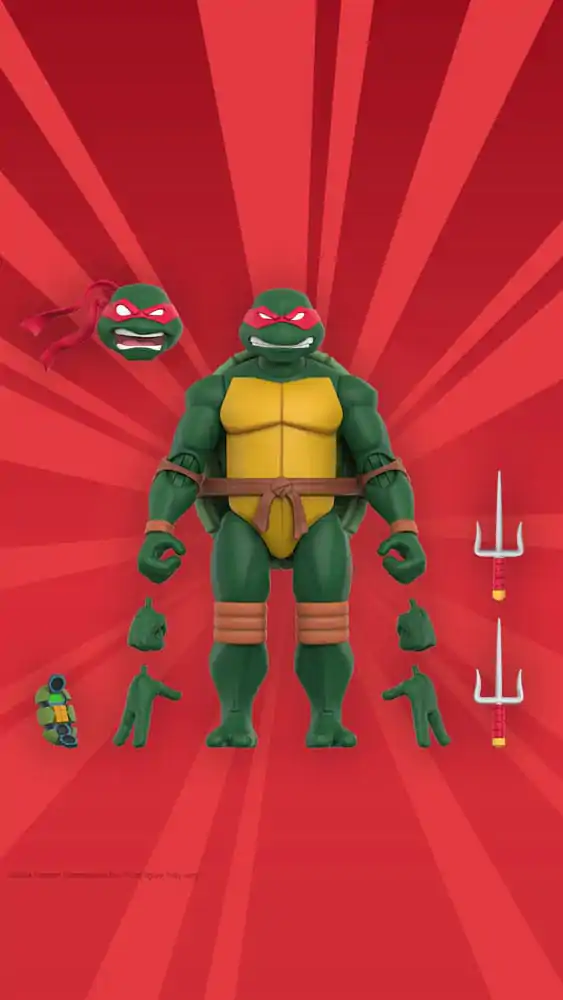 Teenage Mutant Ninja Turtles Ultimates Figurina de acțiune Seria 12 Raphael 18 cm poza produsului