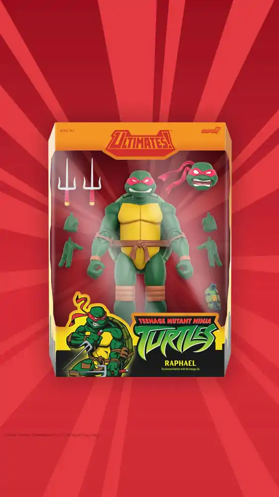 Teenage Mutant Ninja Turtles Ultimates Figurina de acțiune Seria 12 Raphael 18 cm poza produsului