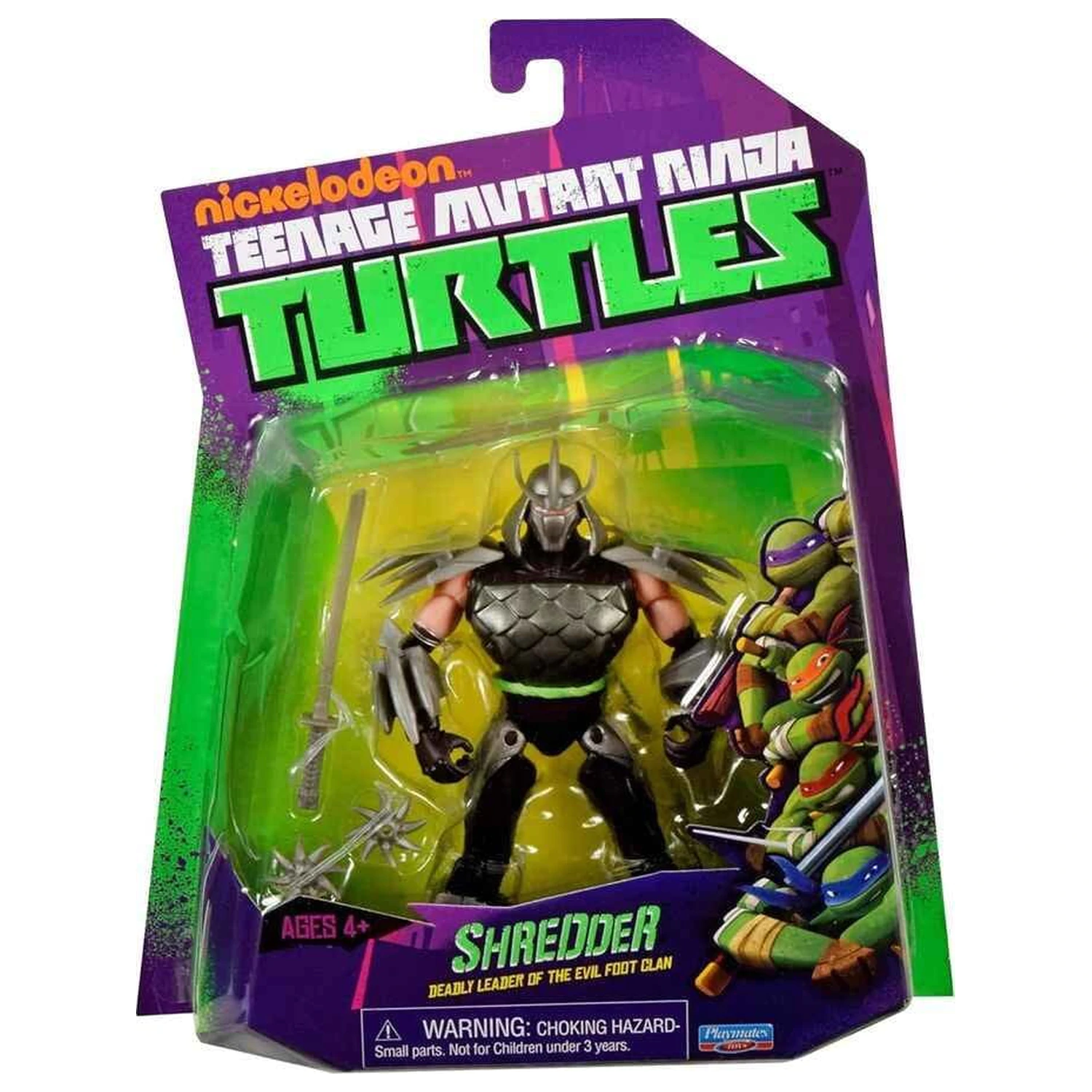 Teenage Mutant Ninja Turtles World of TMNT Action Figure Shredder 11 cm poza produsului