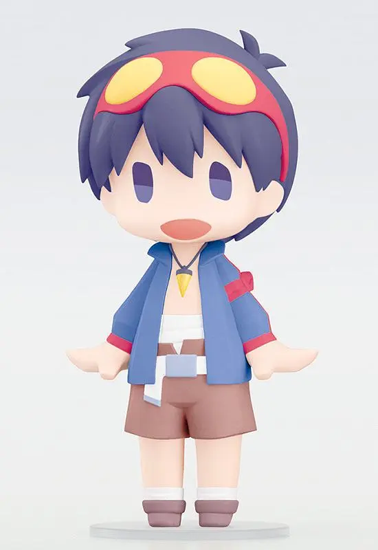 Tengen Toppa Gurren Lagann HELLO! GOOD SMILE Figurina de acțiune Simon 10 cm poza produsului