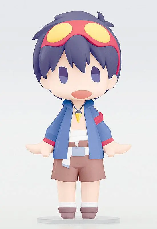 Tengen Toppa Gurren Lagann HELLO! GOOD SMILE Figurina de acțiune Simon 10 cm poza produsului