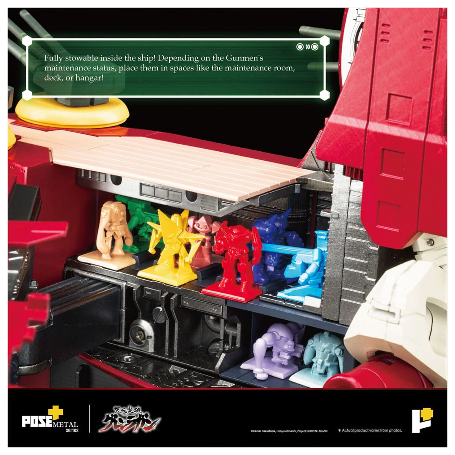 Tengen Toppa Gurren Lagann POSE+METAL seria Figura Dai-Gurren 33 cm poza produsului