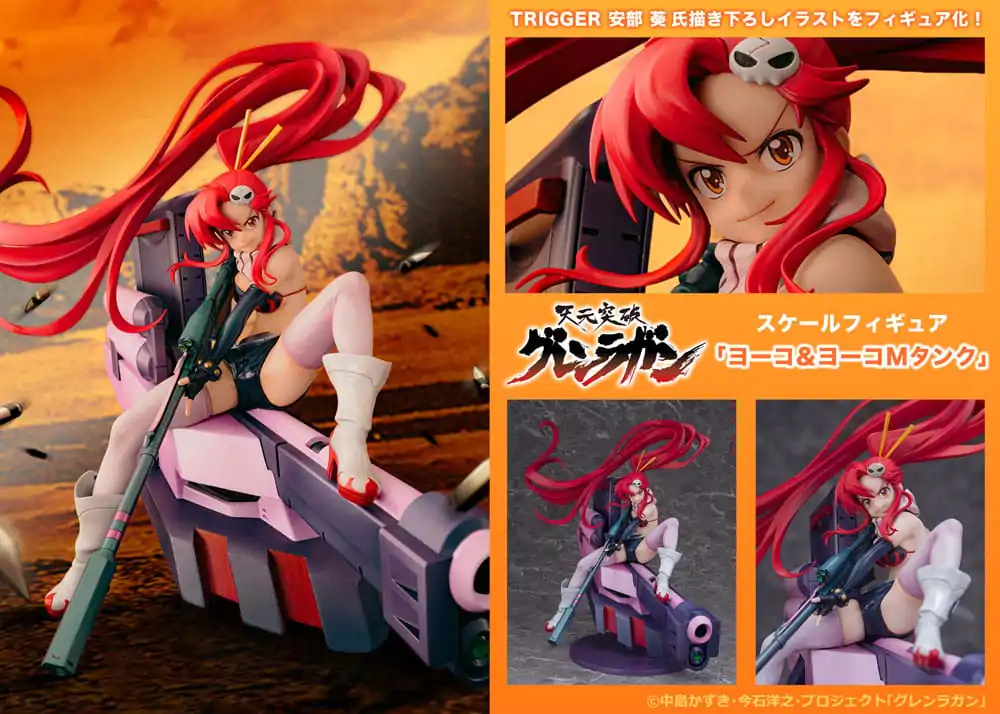 Tengen Toppa Gurren Lagann Statueta din PVC Yoko & Yoko M Ttank 25 cm poza produsului